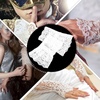 image:imageBeaupretty 1 Pair Lace Trim Manicure Gloves Nail Art Decoration Lace Hand Cuff Elastic Wrist Cuffs Fingerless Wrist Cuffs Emptiness Fake Sleeves Bracelet Wrist Cover