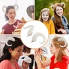 image:imageBeaupretty 1 Pair Sheep Horns Hair Clips Fancy Devil Horn Hairpin Horns Headwear Halloween Hair Clip Cosplay Costume Party Hair Accessories for Women Men White