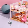 image:imageBeaupretty 1 Set Mini Record Player Simulation Cd Player amp Vinyl Records Model  Miniature Dollhouse Furniture Adornment for Setup