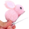image:imageBeaupretty 10PCS Plush Bunny Hair Clips Rabbit Hair Clip Easter Rabbit Hair Barrettes Girls Holiday Hair Clips for Easter Decorations