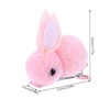 image:imageBeaupretty 10PCS Plush Bunny Hair Clips Rabbit Hair Clip Easter Rabbit Hair Barrettes Girls Holiday Hair Clips for Easter Decorations