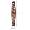 image:imageBeaupretty 10Pcs Colorful Hair Clips Creative Hair Comb Ponytail Holder NonSlip Styling Tool for Girls Women Accessories