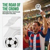 image:imageBeaupretty 10Pcs Football Hand Clappers 2026 Soccer Noise Makers Loud Cheering Accessory for Sports Events School Carnivals amp Stadium Fans