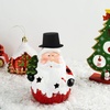 image:imageBeaupretty 10Pcs Mini Black Plastic Top Hats Christmas Party Snowman Miniature Hats for Dollhouse Crafts Holiday Decorations