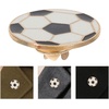 image:imageBeaupretty 10Pcs Soccer Lapel Pins Cartoon Round Metal Soccer Brooches Alloy Sports Badge for Hats Shirts amp Bags Championship Souvenir Pin Set for Men Women