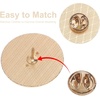 image:imageBeaupretty 10Pcs Soccer Lapel Pins Cartoon Round Metal Soccer Brooches Alloy Sports Badge for Hats Shirts amp Bags Championship Souvenir Pin Set for Men Women
