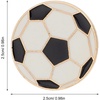 image:imageBeaupretty 10Pcs Soccer Lapel Pins Cartoon Round Metal Soccer Brooches Alloy Sports Badge for Hats Shirts amp Bags Championship Souvenir Pin Set for Men Women