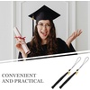 image:imageBeaupretty 10pcs Graduation Cap Tassel Charms 2026 Graduate Hat Tassels High School College Ceremony Souvenir Accessories Decorations BlackBlack
