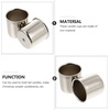 image:imageBeaupretty 10pcs Metal Candle Cups Candle Holders Use with Menorah Candelabra Fit Standard Tapered Wax Candles Votive Pegs for Lamp or Candle Making ProjectsSilver