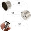 image:imageBeaupretty 10pcs Metal Candle Cups Candle Holders Use with Menorah Candelabra Fit Standard Tapered Wax Candles Votive Pegs for Lamp or Candle Making ProjectsSilver