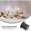 image:imageBeaupretty 10pcs Metal Candle Cups Candle Holders Use with Menorah Candelabra Fit Standard Tapered Wax Candles Votive Pegs for Lamp or Candle Making ProjectsBlack