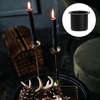 image:imageBeaupretty 10pcs Metal Candle Cups Candle Holders Use with Menorah Candelabra Fit Standard Tapered Wax Candles Votive Pegs for Lamp or Candle Making ProjectsBlack