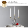 image:imageBeaupretty 10pcs Metal Candle Cups Candle Holders Use with Menorah Candelabra Fit Standard Tapered Wax Candles Votive Pegs for Lamp or Candle Making ProjectsBronze