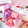 image:imageBeaupretty 12 Pcs Bear Shaped Coral Fleece Wash Cloths Soft Hand Towels with Transparent Bags for Party Favors Wedding Baby Shower