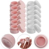 image:imageBeaupretty 12 Pieces Travel Containers Sets PP Cream Jars Small Plastic Refillable Box Cosmetic Empty Jar Portable Makeup Container with Lids 3g12pcs 3g