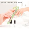 image:imageBeaupretty 12PCS Christmas Xmas Nail File Christmas Emery Boards Manicure Grit Tools for Nail Art DIY and Salon