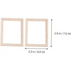 image:imageBeaupretty 12pcs Mini Wooden Photo Frame Models for Dollhouse Decor Scale Micro Landscape Props with Fine Craftsmanship Natural Wood Color Miniature Picture Frames for DIY Scenes