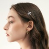 image:imageBeaupretty 12pcs Starfish Star fish Hair Clip Mermaid Hair Accessories Rhinestone Hairpin Star Headwear Hair Accessories