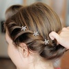 image:imageBeaupretty 12pcs Starfish Star fish Hair Clip Mermaid Hair Accessories Rhinestone Hairpin Star Headwear Hair Accessories