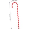 image:imageBeaupretty 18PCS Mini Christmas Tree Candy Cane Candy Cane Decoration Candy Cane Ornaments Christmas Tree Decoration for Xmas Holiday PartyRed