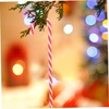 image:imageBeaupretty 18PCS Mini Christmas Tree Candy Cane Candy Cane Decoration Candy Cane Ornaments Christmas Tree Decoration for Xmas Holiday PartyRed