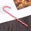 image:imageBeaupretty 18PCS Mini Christmas Tree Candy Cane Candy Cane Decoration Candy Cane Ornaments Christmas Tree Decoration for Xmas Holiday PartyRed