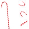 image:imageBeaupretty 18PCS Mini Christmas Tree Candy Cane Candy Cane Decoration Candy Cane Ornaments Christmas Tree Decoration for Xmas Holiday PartyRed