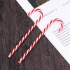 image:imageBeaupretty 18PCS Mini Christmas Tree Candy Cane Candy Cane Decoration Candy Cane Ornaments Christmas Tree Decoration for Xmas Holiday PartyRed