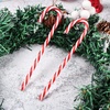 image:imageBeaupretty 18pcs Candy Canes Christmas Tree Decorations Lawn Stakes Pathway Ornaments for Xmas Party 15 Cm Red White