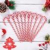 image:imageBeaupretty 18pcs Candy Canes Christmas Tree Decorations Lawn Stakes Pathway Ornaments for Xmas Party 15 Cm Red White