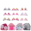 image:imageBeaupretty 18pcs Glitter Sparkly Cat Ear Hair Clips Animal Hair Pins Barrettes Cute Shiny Cat Hair Pins Snap Alligator Hair Clips for Girls Daily Wearing Party Decoration