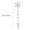 image:imageBeaupretty 18pcs Snowflake Hair Clips Christmas Crystal Hair Pins Snowflake Bobby Pins Rhinestones Hair Clips for Women Girls Silver