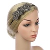 image:imageBeaupretty 1920 Headband Vintage Beads Party Hair Accessory Lightweight Wedding Bride Headdress Performance Hairband Retro Flapper DesignBlack 1