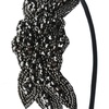 image:imageBeaupretty 1920 Headband Vintage Beads Party Hair Accessory Lightweight Wedding Bride Headdress Performance Hairband Retro Flapper DesignBlack 1