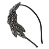 image:imageBeaupretty 1920 Headband Vintage Beads Party Hair Accessory Lightweight Wedding Bride Headdress Performance Hairband Retro Flapper DesignBlack 1