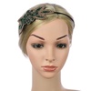 image:imageBeaupretty 1920 Headband Vintage Beads Party Hair Accessory Lightweight Wedding Bride Headdress Performance Hairband Retro Flapper DesignGreen