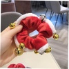 image:imageBeaupretty 1pc Christmas Hair Tie Xmas Scrunchies with Bell Holiday Hair Ties Christmas Hair Band Hair Accessories for Girls Stretch Headbands for Women Hair Accessories Ponytail Holders