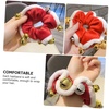 image:imageBeaupretty 1pc Christmas Hair Tie Xmas Scrunchies with Bell Holiday Hair Ties Christmas Hair Band Hair Accessories for Girls Stretch Headbands for Women Hair Accessories Ponytail Holders
