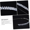image:imageBeaupretty 1pc Crystal Leaf Headband Zircon Bride Headband Rhinestones Hairband Womens Hair Accessories for Wedding Women