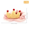 image:imageBeaupretty 2 Pack Headbands Spa Facial Headbands Makeup Crown Elastic Terry Cloth Head Wrap for Women Girls Washing Face Makeup Shower Yoga Sports