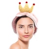 image:imageBeaupretty 2 Pack Headbands Spa Facial Headbands Makeup Crown Elastic Terry Cloth Head Wrap for Women Girls Washing Face Makeup Shower Yoga Sports