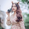 image:imageBeaupretty 2 Pairs Reindeer Antler Hair Clips Floral Elk Horn Hair Barrettes Christmas Hair Accessories for Girls Teens Dress Up Partyfruite