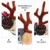 image:imageBeaupretty 2 Pairs Reindeer Antler Hair Clips Floral Elk Horn Hair Barrettes Christmas Hair Accessories for Girls Teens Dress Up Partyfruite