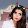 image:imageBeaupretty 2 Pairs Reindeer Antler Hair Clips Floral Elk Horn Hair Barrettes Christmas Hair Accessories for Girls Teens Dress Up Partyfruite