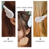 image:imageBeaupretty 2 Pairs of Angel Wings Hair Clips Cartoon Hair Clips Cute Plush Hairpins Leather Hair Barrettes Hair Accessories for Women Girls White and Pink