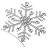 image:imageBeaupretty 2 Pieces Christmas Headbands Glitter Snowflake Headbands Hair Xmas Rhinestone Snowflake Hairbands Christmas Hair Accessories