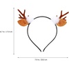 image:imageBeaupretty 2 Pieces Deer Antlers Headband Reindeer Antler Headpiece Lovely Delicate Elk Horn Headband Cute Deer Ears Christmas Hair Accessories for Women Girls