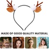 image:imageBeaupretty 2 Pieces Deer Antlers Headband Reindeer Antler Headpiece Lovely Delicate Elk Horn Headband Cute Deer Ears Christmas Hair Accessories for Women Girls