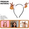 image:imageBeaupretty 2 Pieces Deer Antlers Headband Reindeer Antler Headpiece Lovely Delicate Elk Horn Headband Cute Deer Ears Christmas Hair Accessories for Women Girls