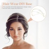 image:imageBeaupretty 2 Pieces Multi Layers Metal Headband Simple Thin Non Slip Metal Wire Headpiece Four Layer Headband Wedding Crown Bride Tiara Halloween Hair Accessories for Women GoldGolden
